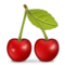 Cherries emoji on Samsung